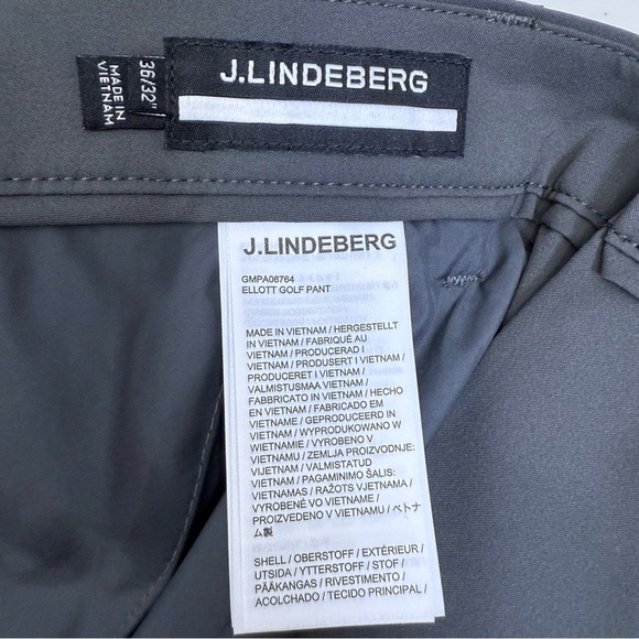 J.Lindeberg Men's Size 36x 32 Volcanic Ash Ellott Pant - Picture 10 of 14